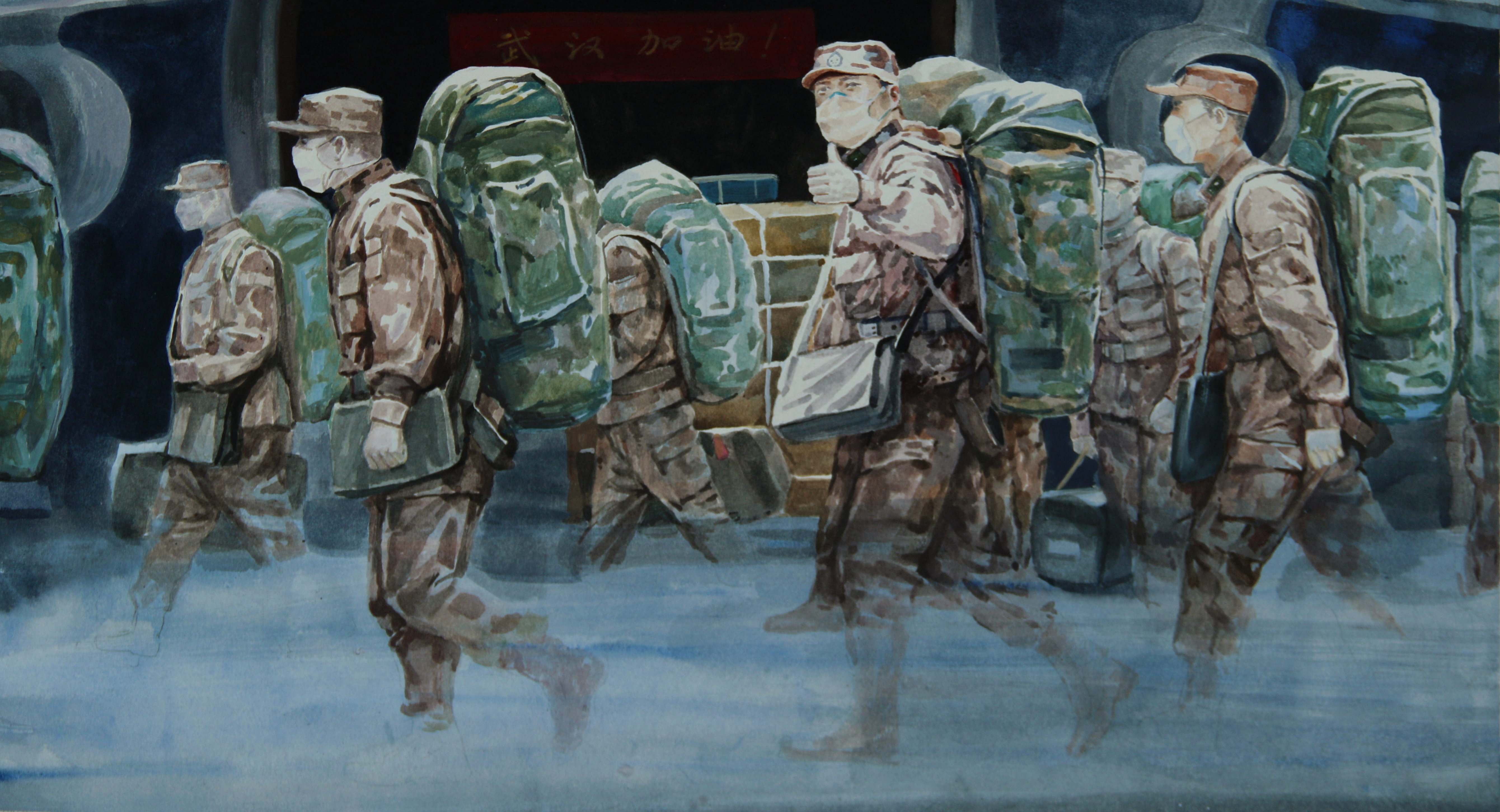 河北美术学院 "抗疫情 铸大爱"主题获奖作品展示(一)